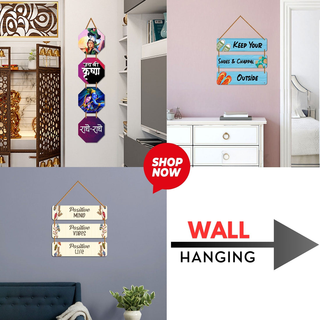 Decorative wall hangings featuring intricate designs made with advanced laser technology for home decor