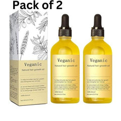 Vegan Natural Hair Growth Oil Buy 1 Get 1 Free |  Natural Hair Growth Serum | 120 ML Bottle | Growth Oil for Thicker Locks