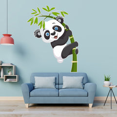 WallDaddy Wall Sticker for Home PVC Vinyl Stickers Baby Panda Size 75 x 100 Wall Stickers for Kid Room (Pack of - 1)