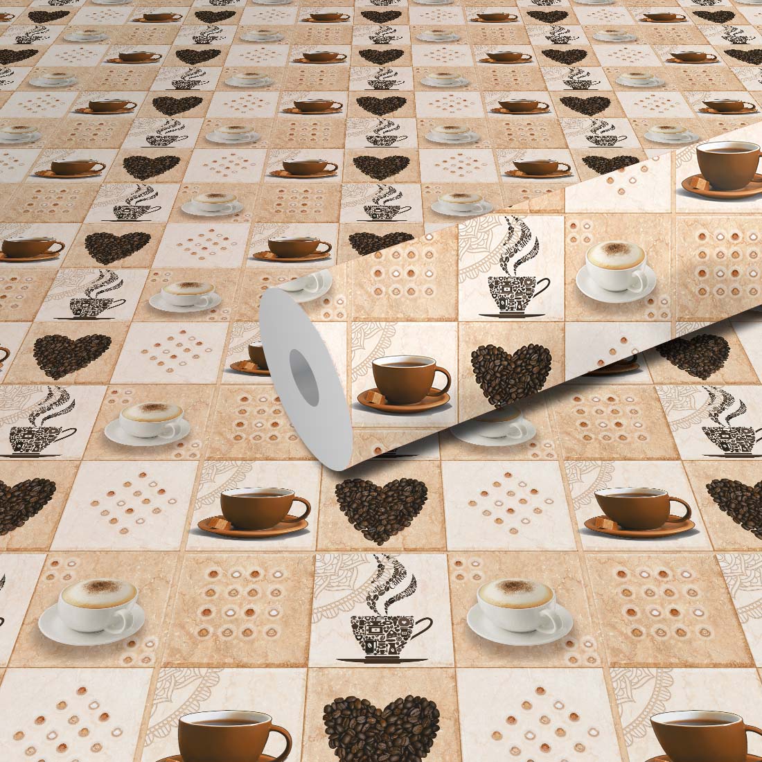 Self Adhesive Kitchen Wallpaper | Waterproof & Oil Proof Wall Sticker for Kitchen | Size: 300x40 cm