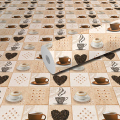 Self Adhesive Kitchen Wallpaper | Waterproof & Oil Proof Wall Sticker for Kitchen | Size: 300x40 cm