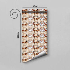 Self Adhesive Kitchen Wallpaper | Waterproof & Oil Proof Wall Sticker for Kitchen | Size: 300x40 cm