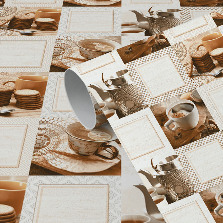WallDaddy Wallpaper For Kitchen Waterproof Self Adhesive Wall paper Size (300x40)Cm Wall Sticker For Kitchen | WaterProof Oil Proof Wallpaper