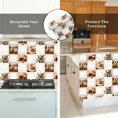 WallDaddy Wallpaper For Kitchen Waterproof Self Adhesive Wall paper Size (300x40)Cm Wall Sticker For Kitchen | WaterProof Oil Proof Wallpaper