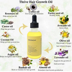 Vegan Natural Hair Growth Oil Buy 1 Get 1 Free |  Natural Hair Growth Serum | 120 ML Bottle | Growth Oil for Thicker Locks