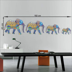 WallDaddy Self Adhesive Wall Stickers for Home Large Size (182x43) Cartoon Wall Stickers for Kids | 3D Vinyl Stickers for Bedroom (Pack of - 1)