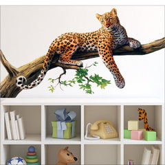WallDaddy Wall Sticker for Home PVC Vinyl Stickers Jaguar Size 81 x 53 Wall Stickers for Kid Room (Pack of - 1)